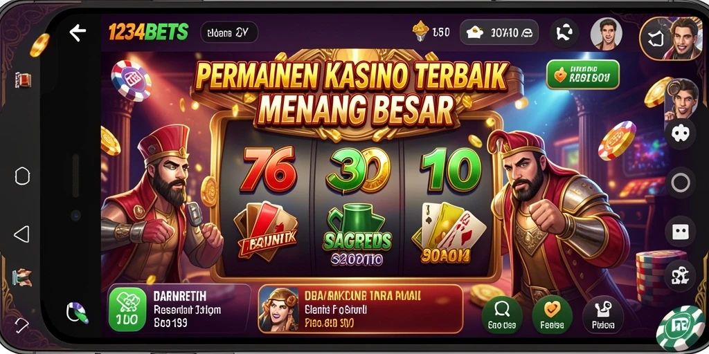 Screenshot dari gameplay 1234BETS yang menarik dan mendebarkan.