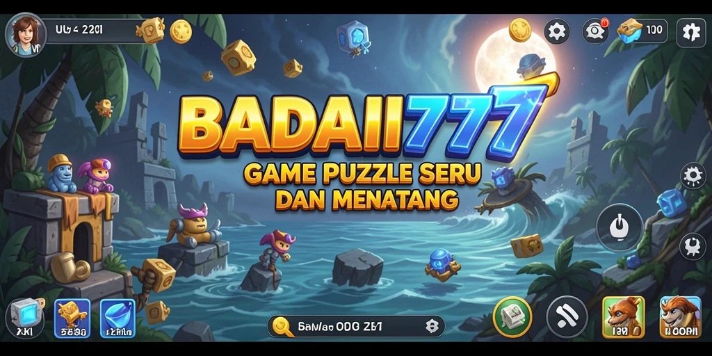 Tampilan gameplay BADAI777 dengan beragam teka-teki menarik.