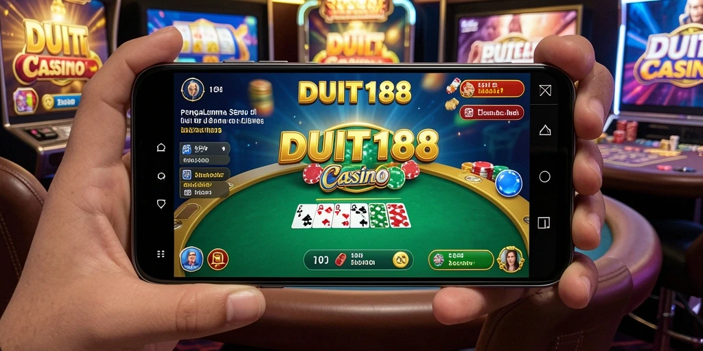 Tampilan permainan Live Casino yang mengasyikkan di DUIT188.
