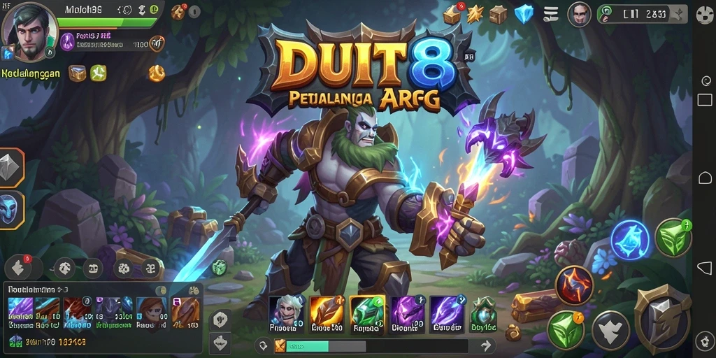 Screenshot gameplay DUIT8 yang menampilkan aksi ARPG yang intens.