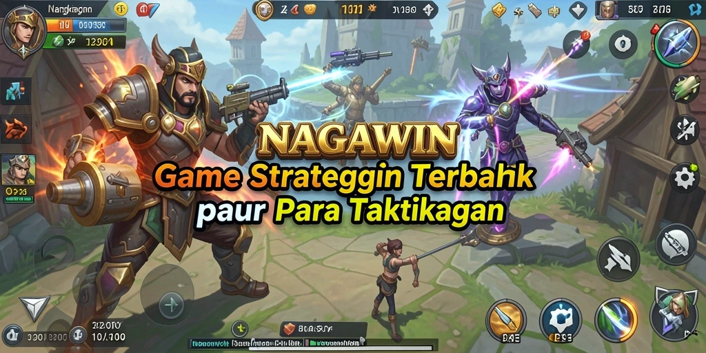 Screenshot gameplay NAGAWIN dengan aksi strategis yang mendebarkan.