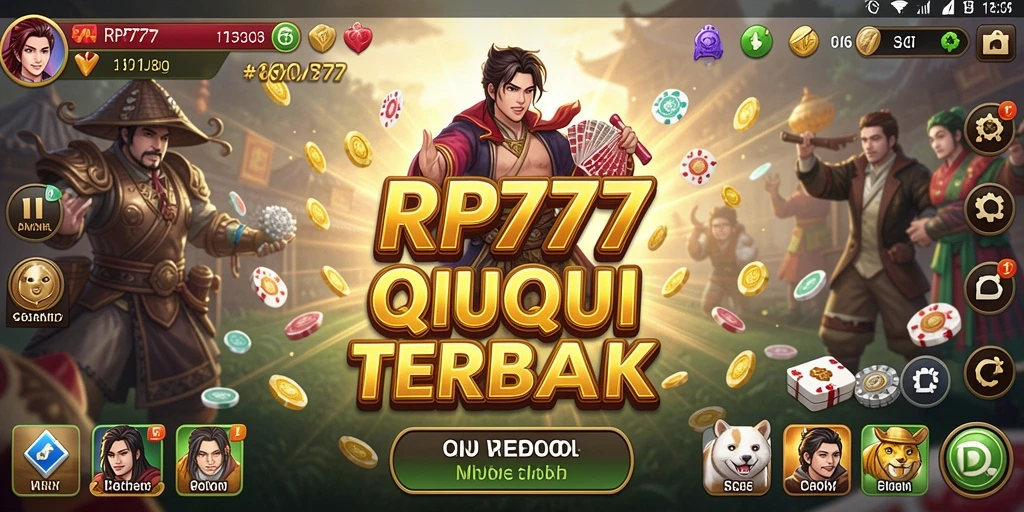 Screenshot gameplay QiuQiu yang penuh aksi dan tantangan.