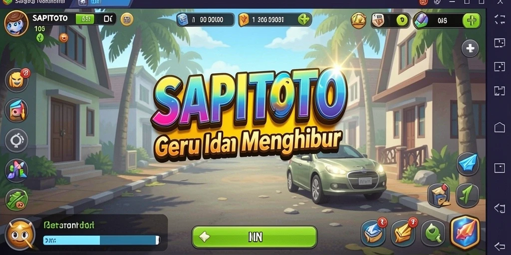 Tampilan gameplay SAPITOTO yang menarik dengan elemen Idle.